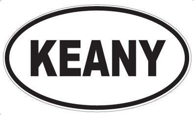 KEANY - Oval Sticker