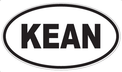 KEAN - Oval Magnet