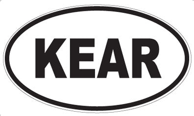 KEAR - Oval Sticker