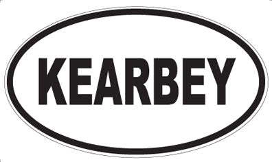 KEARBEY - Oval Sticker