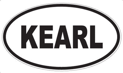KEARL - Oval Sticker