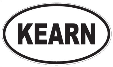 KEARN - Oval Sticker