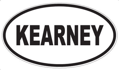 KEARNEY - Oval Sticker