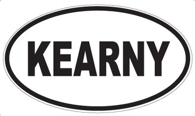 KEARNY - Oval Sticker