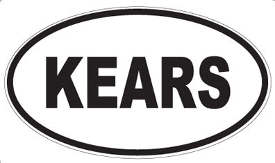 KEARS - Oval Sticker