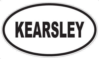 KEARSLEY - Oval Sticker
