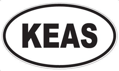 KEAS - Oval Magnet