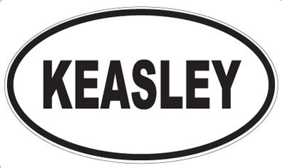 KEASLEY - Oval Magnet