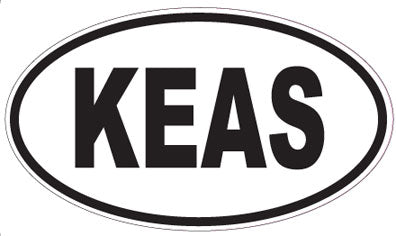 KEAS - Oval Sticker