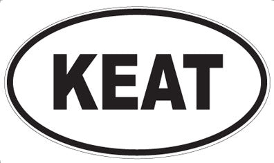 KEAT - Oval Sticker
