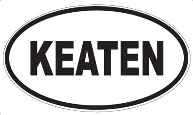 KEATEN - Oval Magnet