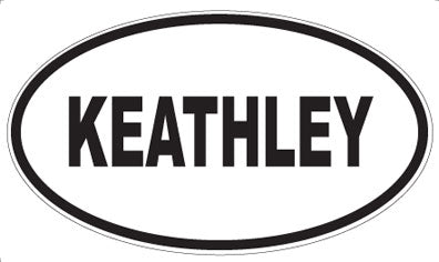 KEATHLEY - Oval Sticker