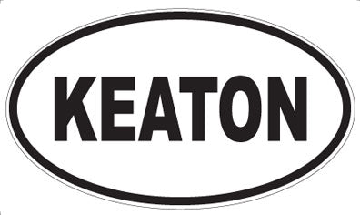 KEATON - Oval Magnet