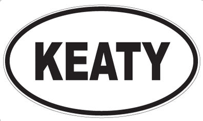 KEATY - Oval Magnet