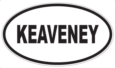 KEAVENEY - Oval Magnet