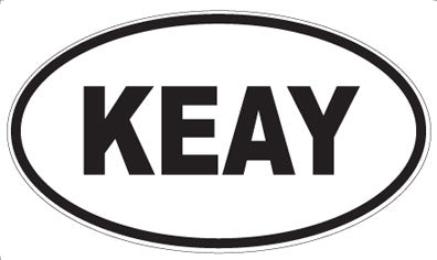 KEAY - Oval Magnet