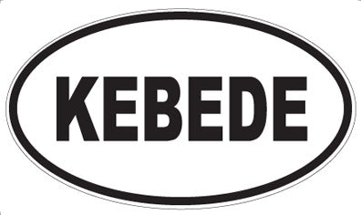 KEBEDE - Oval Magnet