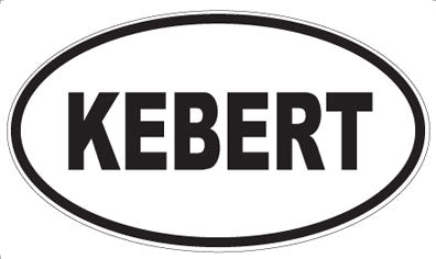 KEBERT - Oval Magnet