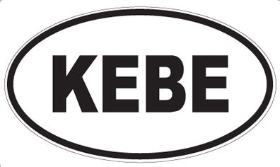 KEBE - Oval Magnet