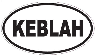 KEBLAH - Oval Sticker