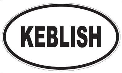KEBLISH - Oval Sticker