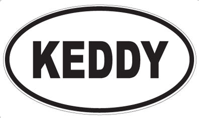 KEDDY - Oval Sticker