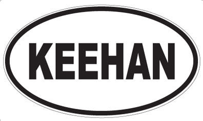 KEEHAN - Oval Sticker