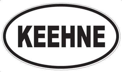 KEEHNE - Oval Sticker