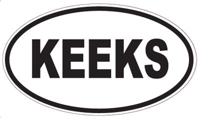 KEEKS - Oval Magnet