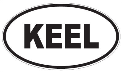KEEL - Oval Sticker