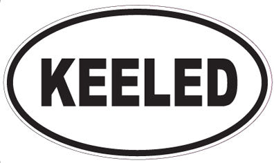 KEELED - Oval Sticker