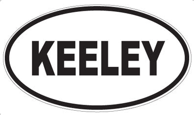 KEELEY - Oval Sticker