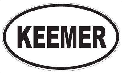 KEEMER - Oval Magnet