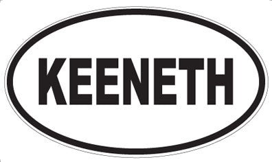 KEENETH - Oval Magnet