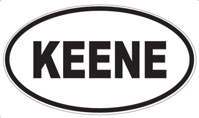KEENE - Oval Magnet