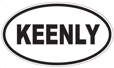 KEENLY - Oval Sticker