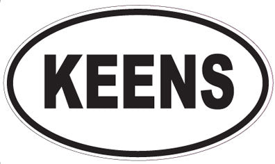 KEENS - Oval Sticker
