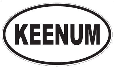 KEENUM - Oval Magnet