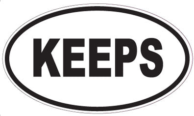 KEEPS - Oval Magnet