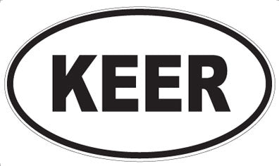 KEER - Oval Magnet