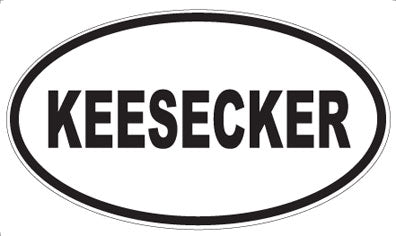 KEESECKER - Oval Magnet