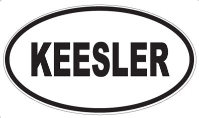 KEESLER - Oval Magnet