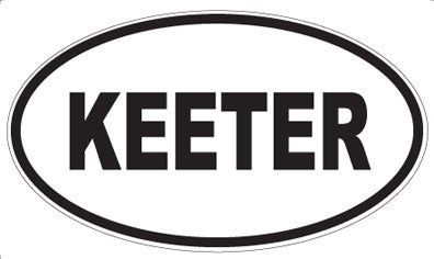 KEETER - Oval Magnet