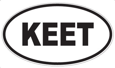 KEET - Oval Magnet