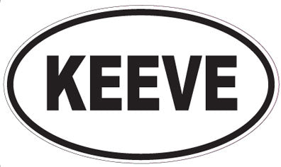 KEEVE - Oval Sticker