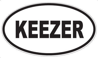 KEEZER - Oval Magnet