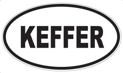 KEFFER - Oval Magnet