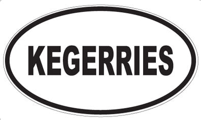 KEGERRIES - Oval Magnet