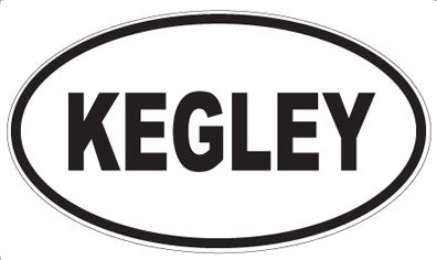 KEGLEY - Oval Magnet