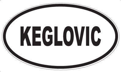 KEGLOVIC - Oval Magnet